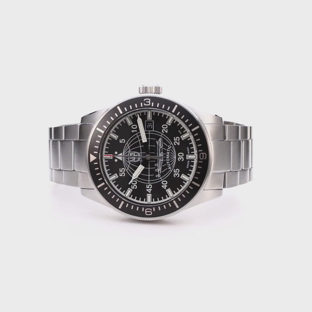 Air Automatic Constellation, 42 mm, Pilot Watch - 9601.M, 360 Video of wrist watch