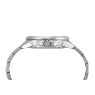 Atacama Adventurer Field, 42 mm, Urban Adventure - 1764, Side view with crown and stainless steel bracelet
