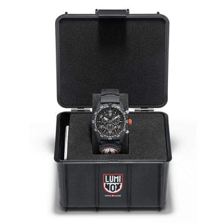 Bear Grylls Survival, 45 mm, Outdoor Explorer Watch - 3741, Front view of wrist watch inside CARBONOX Case 